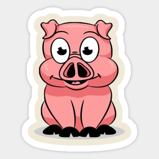 cute pig lover Sticker